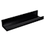 Black Wooden Photo Wall Ledge, 24"