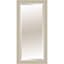 Antique White Solid Wood Leaner Mirror, 30x66