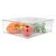 Fruit & Vegetable Fridge Organizer Bin with Lid, 11.8"