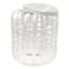 White Wood Cutout Lantern, 12"