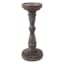 Grey Candle Holder, 10"