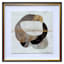 Crosby St. Glass Framed Through Dimensions Foiled Wall Art, 17"