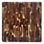 Square Acacia Wood Chopping Block, 13.8"
