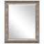 Nubia Gold Rectangle Wall Mirror, 29x35