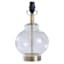 Providence Clear Glass Small Lamp Base, 13"