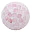 Grace Mitchell Pink Mosaic Glass Ball, 4"