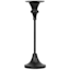 Black Metal Pillar Candle Holder, 12"