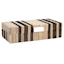 Black Striped Hyacinth Decorative Box, 10x5.5
