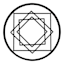Black Medallion Wall Decor, 14"