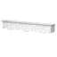 Curtis White Hand Carved Wooden Wall Shelf, 36x6