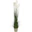 Green Grass Bundle with Metal Planter, 72.5"