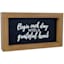 Begin Each Day with A Grateful Heart Wood Framed Table Sign, 7x4
