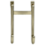 2-Hook Over the Door Hanger, Nickel