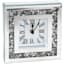 Bling Square Clock with Diamond, 6"