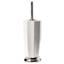 Brock White Ceramic Toilet Bowl Brush with Chrome Details