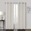 Sullivan Natural Shrink Yarn Light Filtering Grommet Curtain Panel, 63"