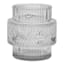 Grey Glass Votive Candle Holder, 3"