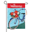 Summertime Bicycle Garden Flag, 18"