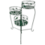 3-Tier Green Metal Planter Stand, 24x18