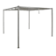 Crosby St. Steel Retractable Roof Outdoor Pergola, 10'