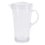Clear Striped Acrylic Pitcher & Lid, 2qt