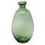Green Glass Vase, 14"