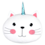 Tiny Dreamers Caticorn Plush Shaped Throw Pillow, 14"