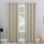 Sun Zero Taupe Blackout Grommet Curtain Panel, 84"