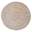 Water Hyacinth Whitewashed Natural Round Placemat