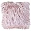 Pink Shag Throw Pillow, 18"