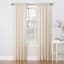 Erica Antique Crushed Rod Pocket Sheer Voile Curtain Panel, 84"
