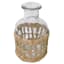 Glass Rattan Bottle, 5"