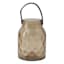 Glass Lantern with Rope Handle, 8"