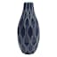 Honeybloom Katherine Blue Ceramic Vase, 15"