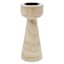Natural Wood Candle Holder, 12"