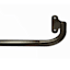 5/8" Bronze Room Darkening Adjustable Curtain Rod, 48-84"