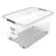Clear Classic Latch Storage Container, 92l