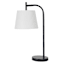 Black Metal Task Lamp with Shade, 25"