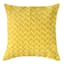 Providence Yellow Basketweave Throw Pillow, 18"