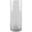 Clear Glass Cylinder Vase, 12"