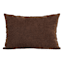 Reese Chocolate Chenille Throw Pillow, 14x20