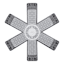 3-Piece Cookware Protector Set, Grey