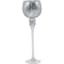 Crackled Silver Candlestick Holder, 16"