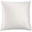 Gillmore White Velvet Throw Pillow, 18"