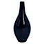 Dark Blue Ceramic Vase, 10"