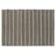 (E221) Ivory, Brown & Grey Striped Modern Indoor & Outdoor Accent Rug, 2x4