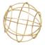 Gold Wire Decorative Sphere, 4.7"