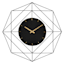 Crosby St Modern Black Metal Wall Clock, 24"
