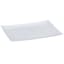 Lillian Table Settings 10-Count Pearl White Plastic Rectangle Plate, 7x5.625