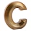 Tracey Boyd 6" Gold Monogram Decor, C